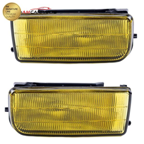 "Upgrade+" Nebelscheinwerfer Set passend für BMW 3er E36 Coupe/Cabrio/Lim/Touring 91-99 Gelb-geriffelt