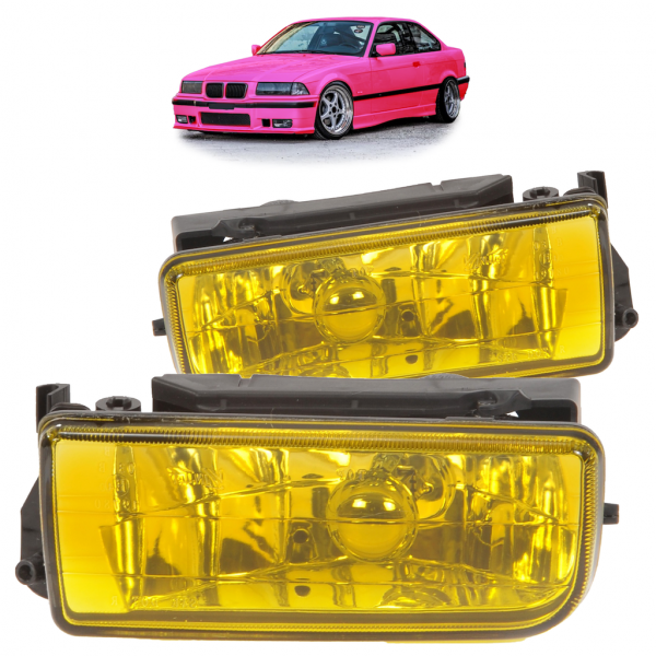 Upgrade Design Nebelscheinwerfer für BMW 3er E36 91-99 Gelb