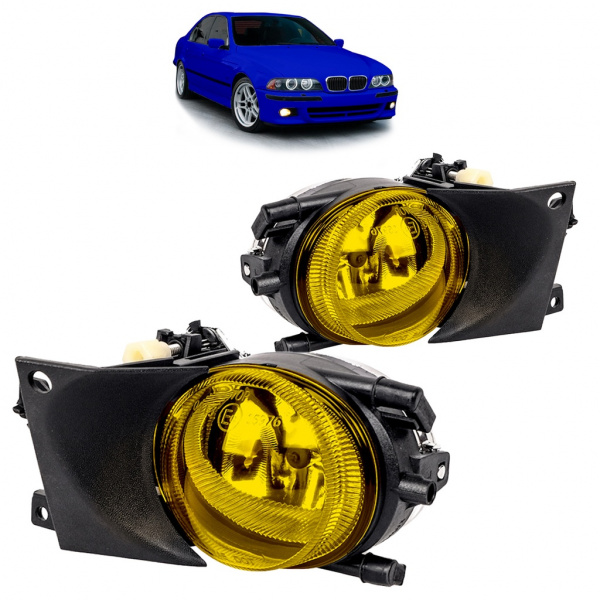 Upgrade Design Nebelscheinwerfer für BMW 5er E39 Facelift 00-03 Gelb