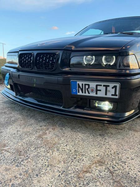 "Upgrade+" LED Nebelscheinwerfer Set passend für BMW 3er E36 Coupe/Cabrio/Lim/Touring 90-99 schwarz/rauch (auch "M")