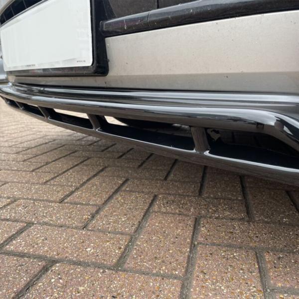 "Upgrade-Bus" Frontspoiler / Lippe V3 für VW T6.1 Transporter / Caravelle / Multivan 19-23 Hochglanz schwarz mit ABE