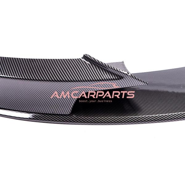 Upgrade Sport Design Frontspoilerlippe / Frontspoiler passend für BMW 3er (F30) Limousine (F31) Touring 2012-2018 Carbon-Optik