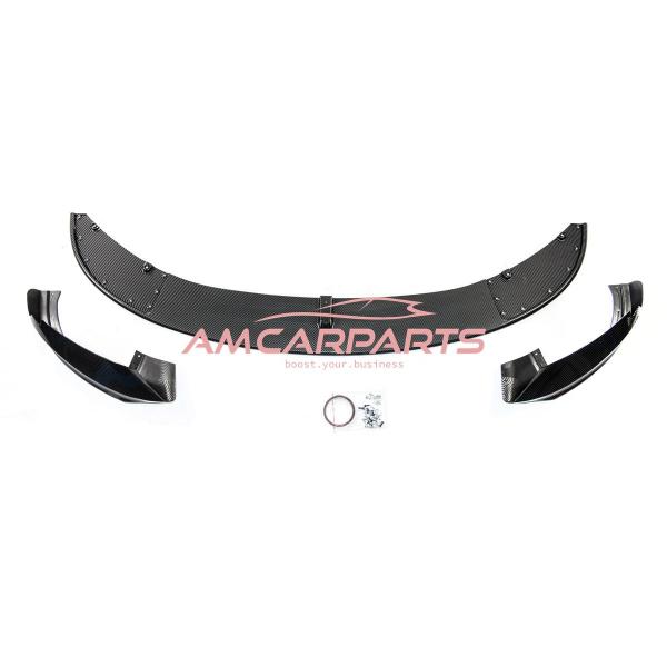 Upgrade Sport Design Flaps / Frontspoilerlippe / Frontspoiler passend für BMW 4er (F32) Coupé (F33) Cabriolet (F36) Gran Coupé 2013-2020 Carbon-Optik