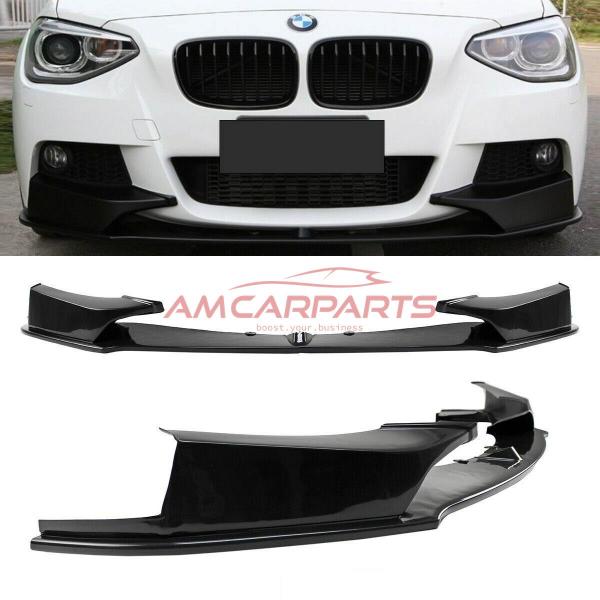 Upgrade Sport Design Frontspoilerlippe / Frontspoiler passend für BMW 1er (F20 / F21) Schrägheck 2011-2015 mattschwarz