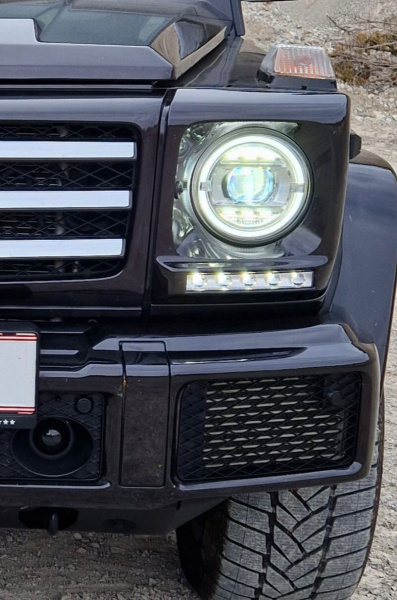 Xenon LED Tagfahrlicht Scheinwerfer für Mercedes G-Klasse W463 02-17 schwarz