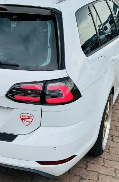 VOLL LED Upgrade Design Rückleuchten Set für VW Golf 7 Facelift Variant (Kombi) 17-20 rauch mit dynamischem LED Blinker