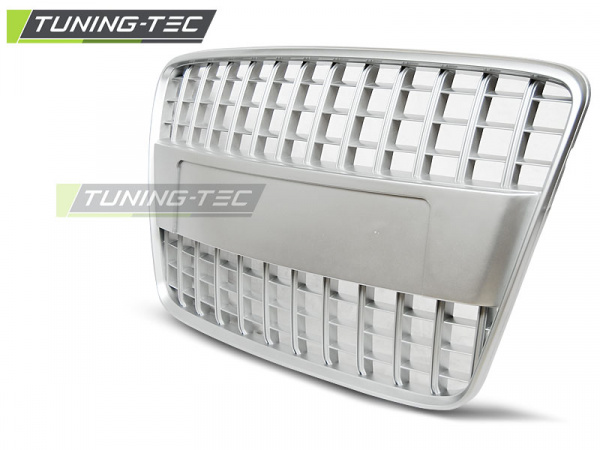 Upgrade Sportgrill / Kühlergrill für Audi Q7 4L 05-09 matt silber