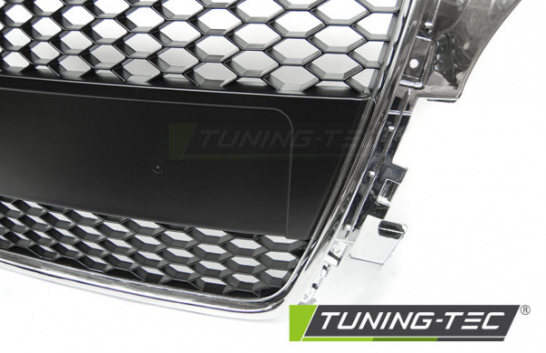 Upgrade Sportgrill / Kühlergrill für Audi A3 8P Facelift 08-12 chrom in Wabendesign