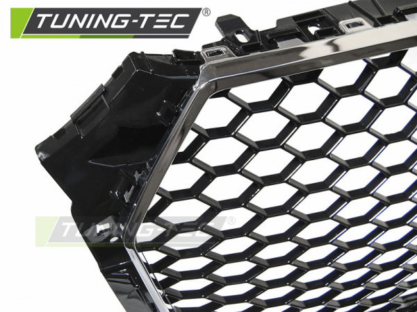 Upgrade Sportgrill / Kühlergrill für Audi A4 B9 (8W) 15-19 chrom in Wabendesign