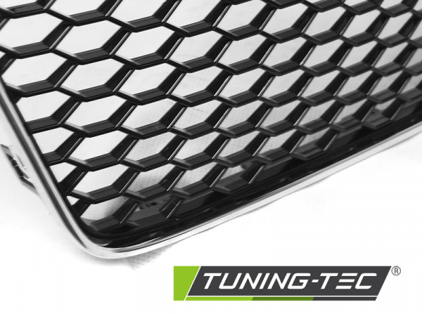 Upgrade Sportgrill / Kühlergrill für Audi A5 Facelift (8T3) 11-16 chrom/schwarz in Wabendesign