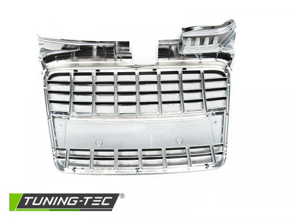 Upgrade Sportgrill / Kühlergrill für Audi A4 B7 (8E) 04-08 chrom/matt schwarz