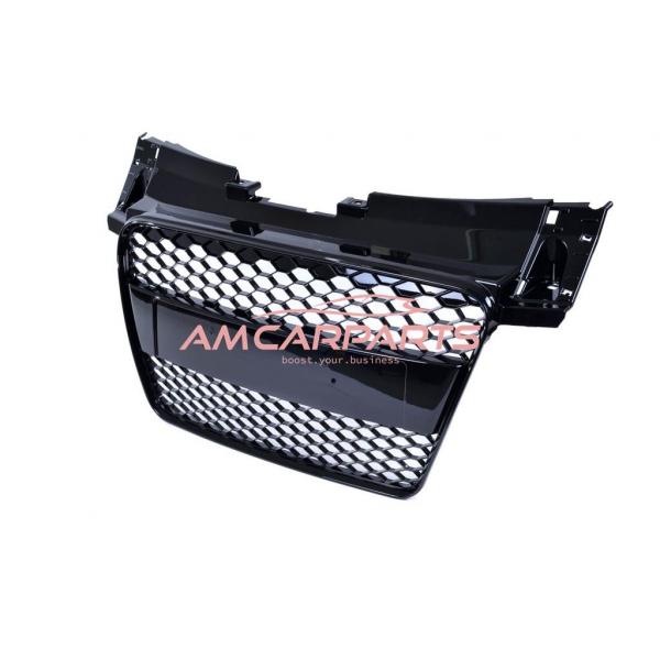 Upgrade Sportgrill / Kühlergrill für Audi TT 8J Coupe/Roadster 06-14 Hochglanz Schwarz in Wabendesign