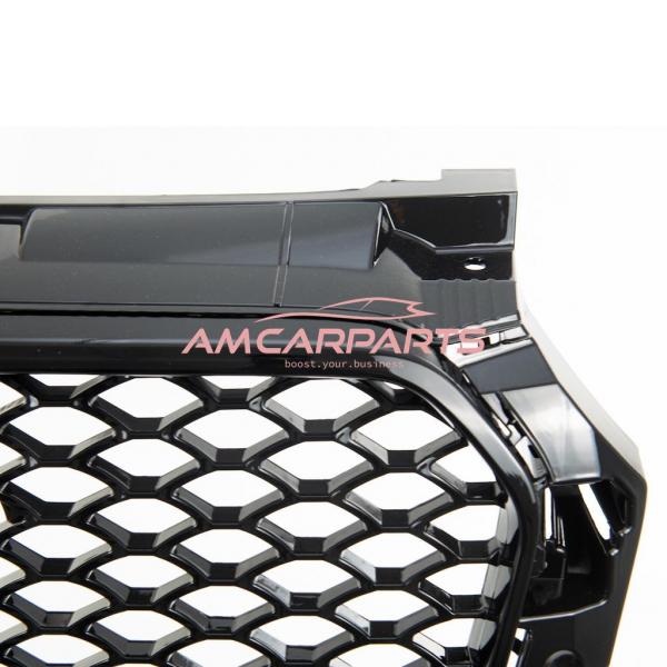 Upgrade Sportgrill / Kühlergrill für Audi A1 8X 10-14 Hochglanz Schwarz in Wabendesign