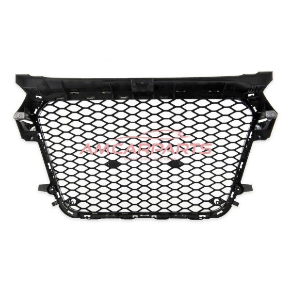 Upgrade Sportgrill / Kühlergrill für Audi A1 8X 10-14 Hochglanz Schwarz in Wabendesign