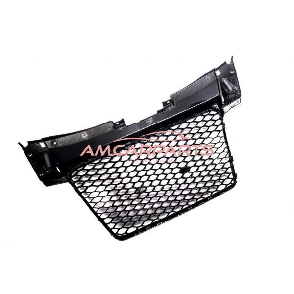 Upgrade Sportgrill / Kühlergrill für Audi TT 8J Coupe/Roadster 06-14 Hochglanz Schwarz in Wabendesign
