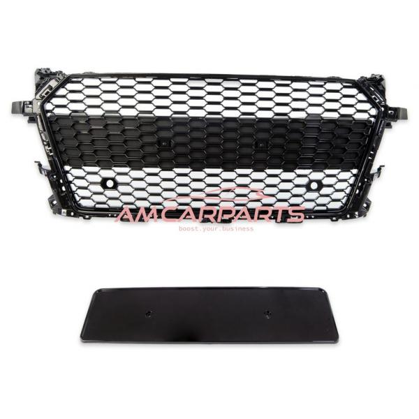 B-Ware - Upgrade Sportgrill / Kühlergrill für Audi TT 8S Coupe/Cabrio/Roadster 14-18 Hochglanz Schwarz in Wabendesign