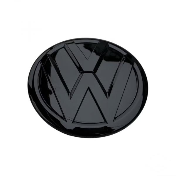 Upgrade Design Original VW Logo / Emblem Hinten für Volkswagen T5 10-15 / T6 15-19 und T6.1 ab 2019 Hochglanz schwarz
