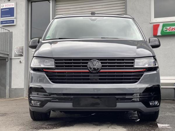 Upgrade Design Original VW Logo / Emblem Set (vorn+Hinten) für Volkswagen T6 15-19 und T6.1 ab 2019 Hochglanz schwarz