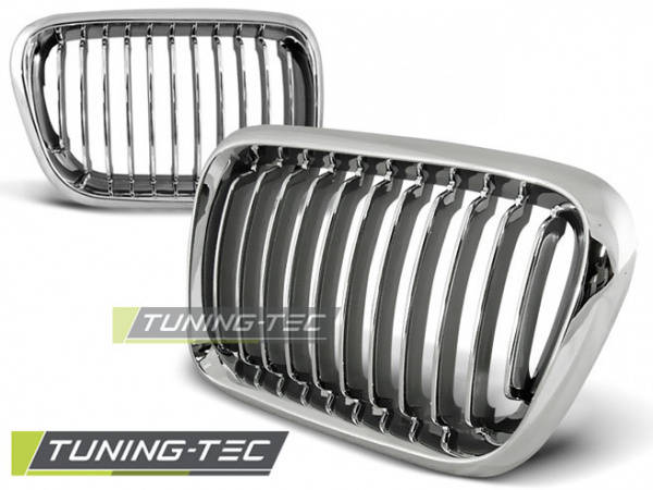 Upgrade Sportgrill Nieren für BMW 3er E36 Facelift 96-99 chrom