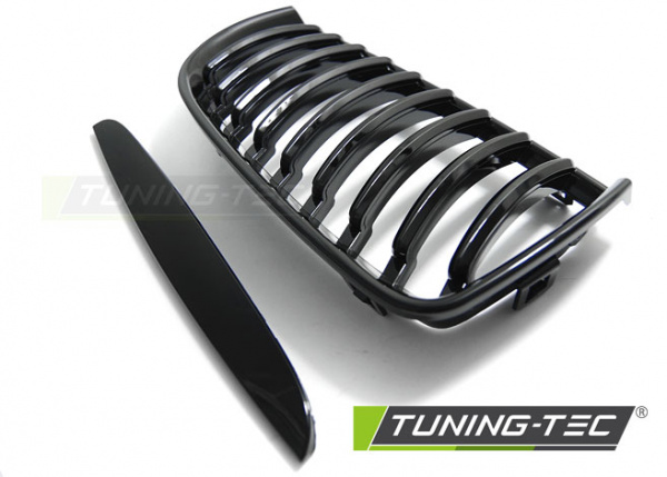 Upgrade Sportgrill Nieren für BMW 3er E90/91 05-08 Hochglanz schwarz