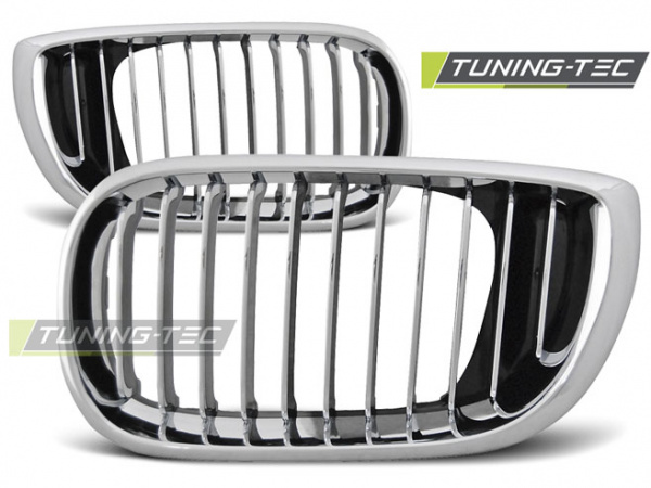 Upgrade Sportgrill Nieren für BMW 3er E46 Facelift Limousine/Touring 01-05 chrom