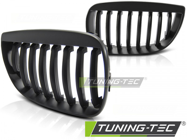 Upgrade Sportgrill Nieren für BMW 1er E87/E81 04-07 matt schwarz