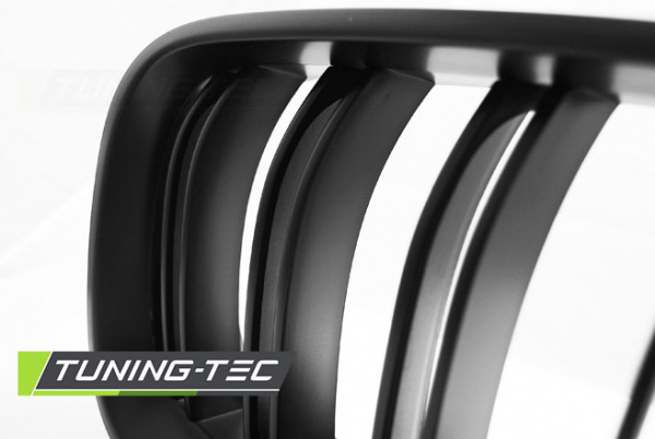Upgrade Sportgrill Nieren für BMW 5er F10/F11 Limousine/Touring 10-16 matt schwarz Doppelsteg Design