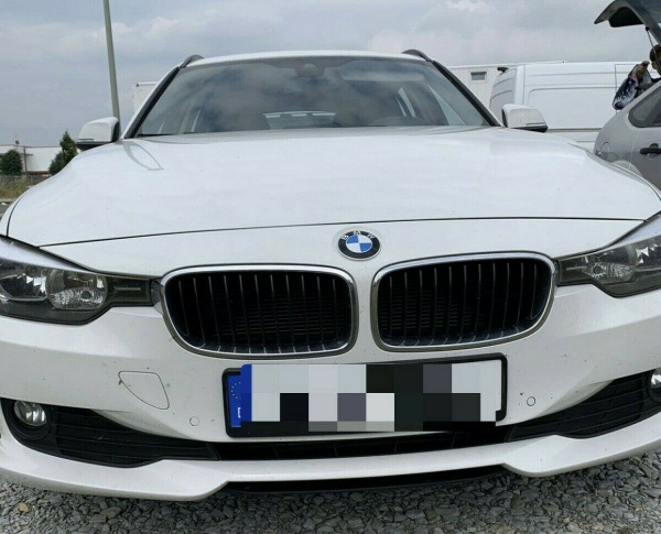 Upgrade Sportgrill Nieren für BMW 3er F30/F31 Limousine/Touring 11-18 Hochglanz schwarz in Doppelsteg Design