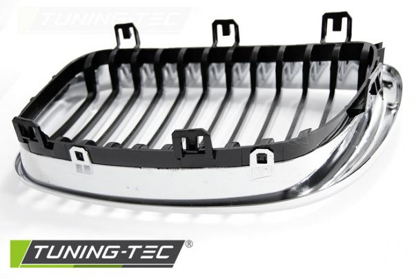 Upgrade Sportgrill / Kühlergrill Nieren für BMW 1er E87/E81/E82/E88 07-13  Hochglanz schwarz