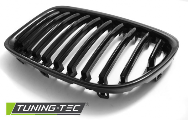 Upgrade Sportgrill Nieren für BMW X1 E84 09-12 Hochglanz schwarz