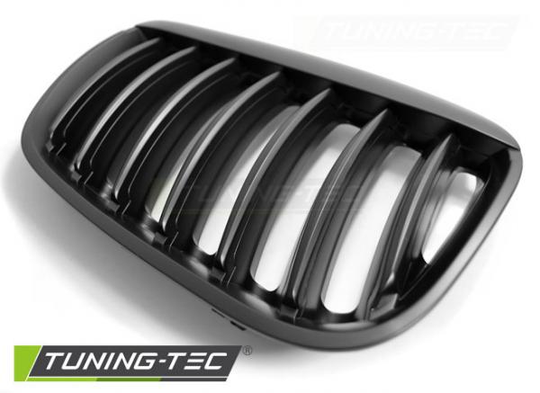 Upgrade Sportgrill Nieren für BMW X5 E53 Facelift 04-06 matt schwarz