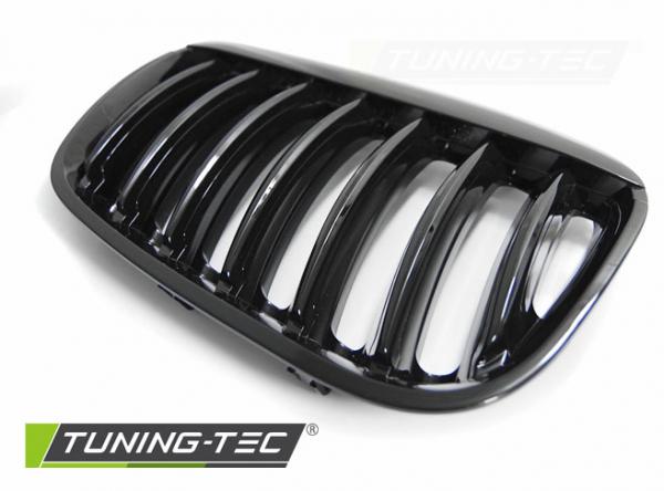 Upgrade Sportgrill Nieren für BMW X5 E53 Facelift 04-06 Hochglanz schwarz
