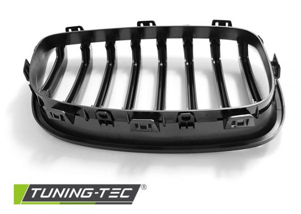 Upgrade Sportgrill / Kühlergrill Nieren für BMW 1er F20/F21 11-14 Hochglanz schwarz