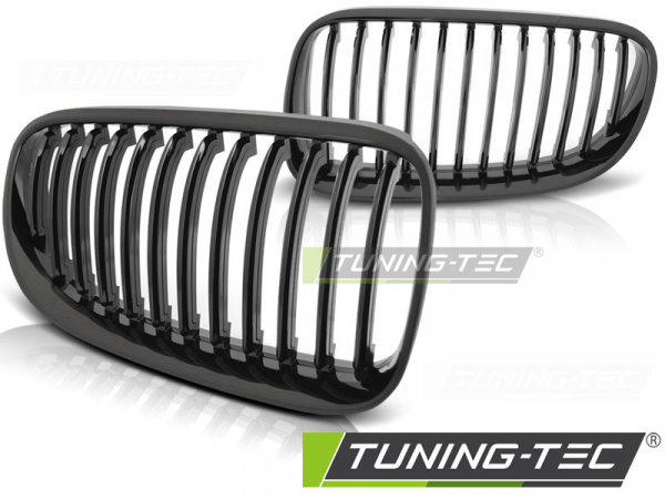 Upgrade Sportgrill Nieren für BMW 3er E92/E93 Coupe/Cabrio Facelift 10-13 Hochglanz schwarz
