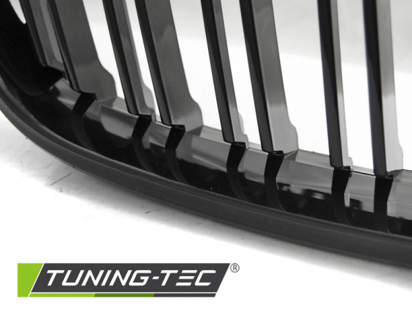 Upgrade Sportgrill Nieren für BMW 2er F22/F23 Coupe/Cabrio 13-18 Hochglanz schwarz in Doppelsteg Design
