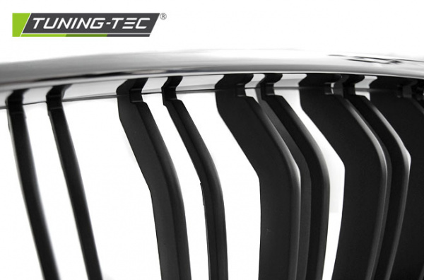 Upgrade Sportgrill Nieren für BMW 3er F30/F31 Limousine/Touring 11-18 chrom/schwarz in Doppelsteg Design