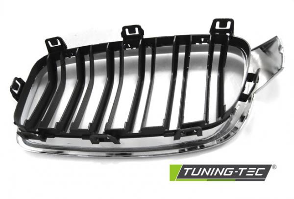 Upgrade Sportgrill Nieren für BMW 3er F30/F31 Limousine/Touring 11-18 chrom/schwarz in Doppelsteg Design