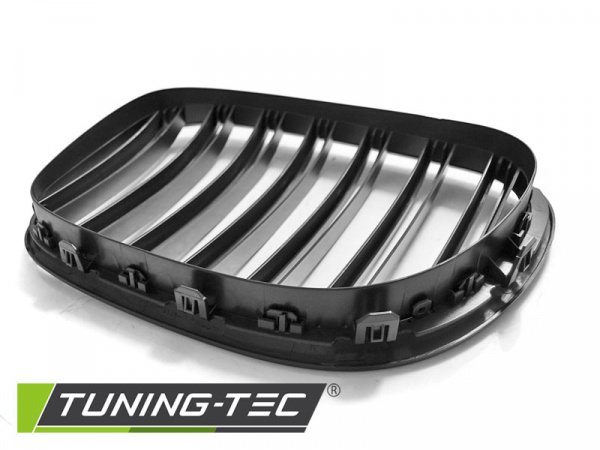 Upgrade Sportgrill Nieren für BMW 7er F01 09-15 matt schwarz in Doppelsteg Design