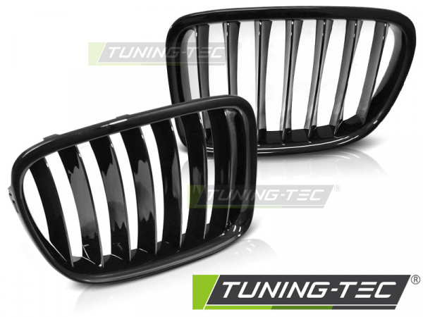 Upgrade Sportgrill Nieren für BMW X1 E84 Facelift 12-14 Hochglanz schwarz