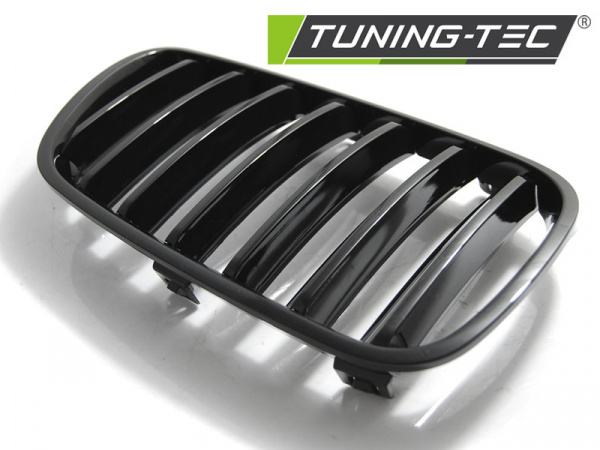 Upgrade Sportgrill Nieren für BMW X3 E83 Facelift 06-10 Hochglanz schwarz