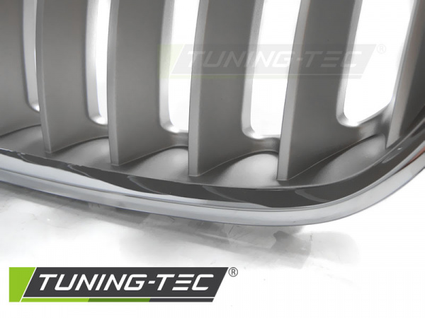 Upgrade Sportgrill Nieren für BMW X5 E53 Facelift 04-06 chrom/silber