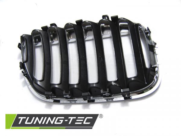 Upgrade Sportgrill Nieren für BMW X5 E53 Facelift 04-06 chrom/silber