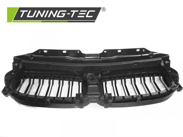 Upgrade Sportgrill Nieren für BMW 5er G30/G31 17-21 Hochglanz schwarz in Doppelsteg Design