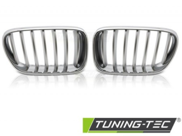 Upgrade Sportgrill Nieren für BMW X3 F25 10-14 Chrom /Titan
