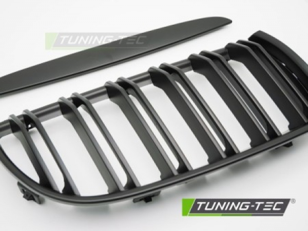 Upgrade Doppelsteg Sportgrill Nieren für BMW 3er E90/91 05-08 schwarz matt