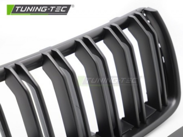 Upgrade Doppelsteg Sportgrill Nieren für BMW 3er E90/91 05-08 schwarz matt