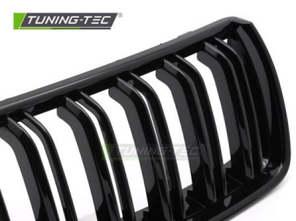 Upgrade Doppelsteg Sportgrill Nieren für BMW 3er E90/91 05-08 Hochglanz schwarz