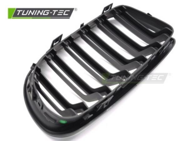 Upgrade Doppelsteg Design Sportgrill Nieren für BMW 3er E90/91 LCI 09-11 matt-schwarz