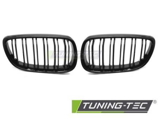 Upgrade Doppelsteg Design Sportgrill Nieren für BMW 3er E92/E93 Coupe/Cabrio 07-10 Hochglanz schwarz