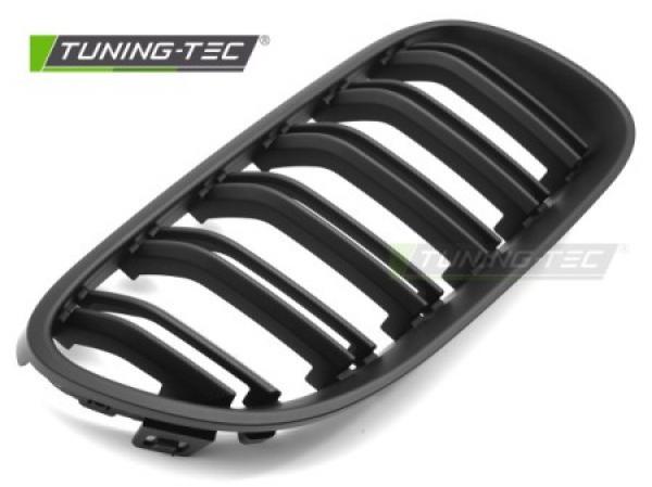 Upgrade Doppelsteg Design Sportgrill Nieren für BMW 3er E92/E93 LCI Coupe/Cabrio 10-13 matt schwarz